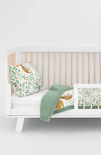 Little Unicorn Toddler Cotton Muslin Bedding Set In Jungle