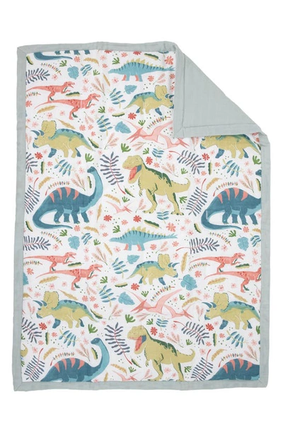 Little Unicorn Toddler Cotton Muslin Bedding Set In Pink Dinos