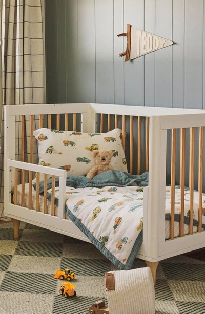 Little Unicorn Toddler Cotton Muslin Bedding Set In Trucks