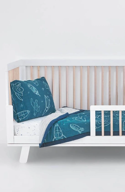 Little Unicorn Toddler Cotton Muslin Bedding Set In Spaceships