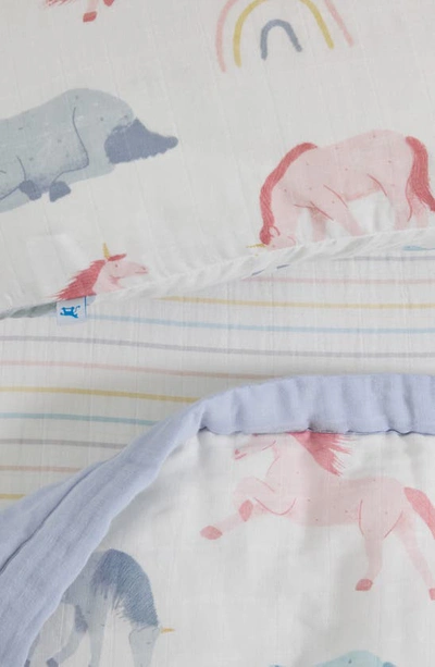 Shop Little Unicorn Toddler Cotton Muslin Bedding Set In Unicorns