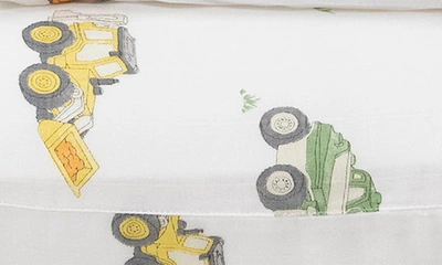 Little Unicorn Toddler Cotton Muslin Bedding Set In Trucks