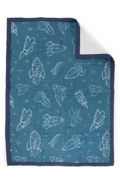 Little Unicorn Toddler Cotton Muslin Bedding Set In Spaceships