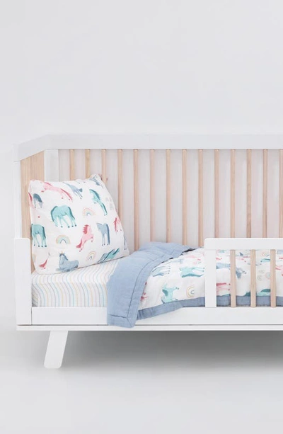 Little Unicorn Toddler Cotton Muslin Bedding Set In Unicorns