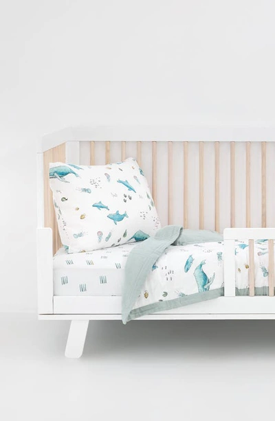 Little Unicorn Toddler Cotton Muslin Bedding Set In Whales