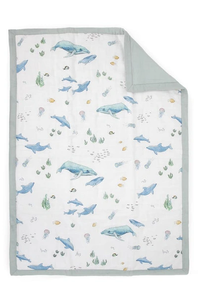 Little Unicorn Toddler Cotton Muslin Bedding Set In Whales