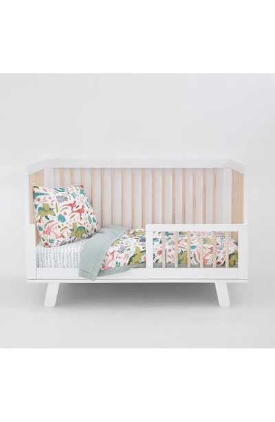 Little Unicorn Cotton Muslin Toddler Comforter In Pink Dinos