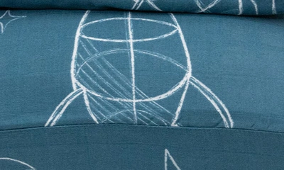 Little Unicorn Toddler Cotton Muslin Bedding Set In Spaceships