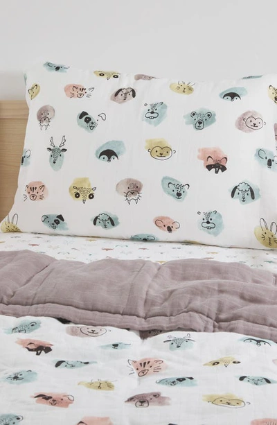 Little Unicorn Toddler Cotton Muslin Bedding Set In Colorful Critters