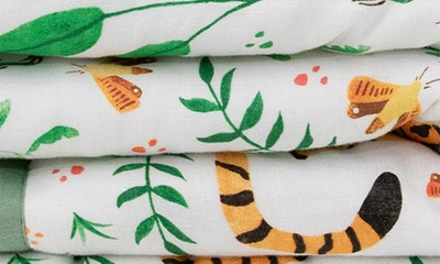 Little Unicorn Cotton Muslin Toddler Comforter In Jungle