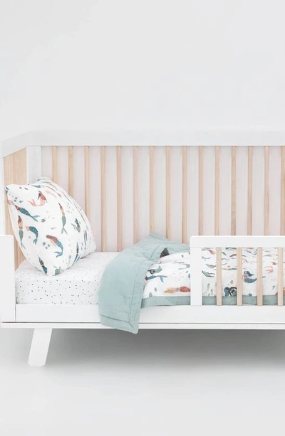 Little Unicorn Cotton Muslin Toddler Comforter In Mermaids