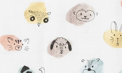 Little Unicorn Cotton Muslin Toddler Comforter In Colorful Critters