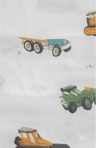 Little Unicorn 2-pack Cotton Muslin Pillowcase In Trucks