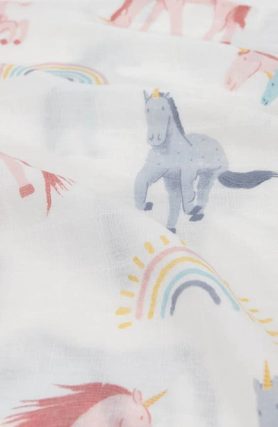 Little Unicorn 2-pack Cotton Muslin Pillowcase In Unicorns