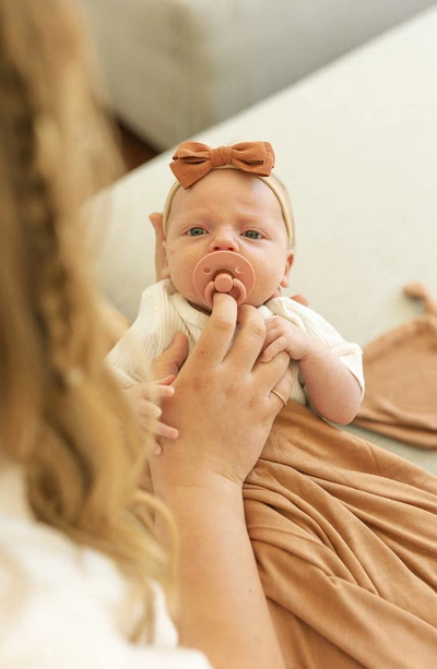Little Unicorn Stretch Knit Swaddle In Terracotta