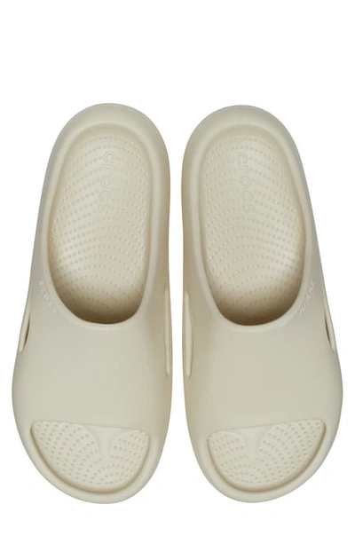 Bone Crocs Unisex Mellow Slide Sandal, Sandals