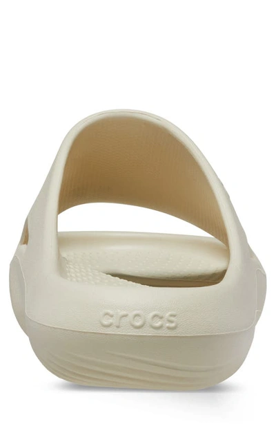 Shop Crocs Mellow Slide Sandal In Bone