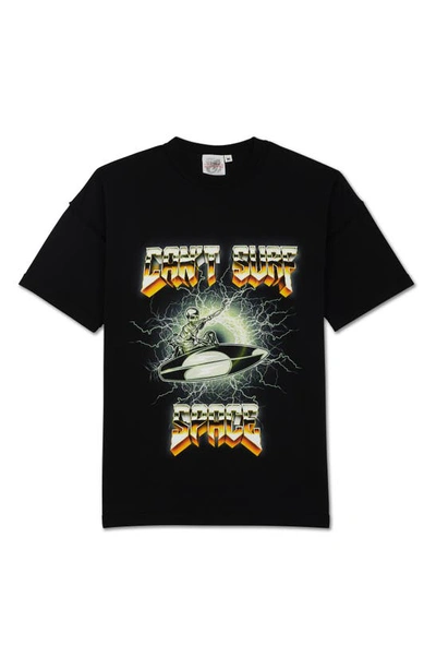 Shop The Rad Black Kids Save Our Oceans Cotton Graphic T-shirt