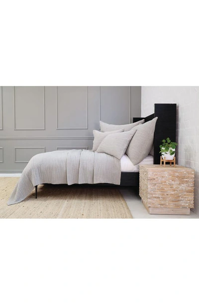 Pom Pom At Home Vancouver Cotton Gauze Coverlet In Grey
