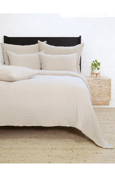 Pom Pom At Home Vancouver Cotton Gauze Coverlet In Natural