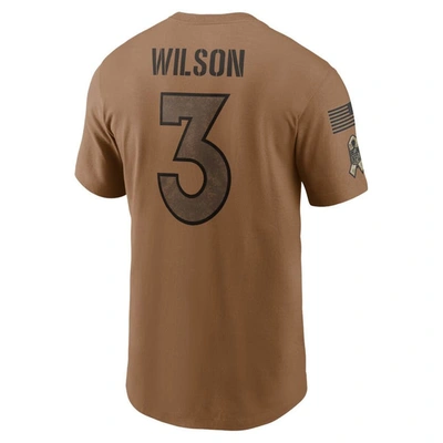 Shop Nike Russell Wilson Brown Denver Broncos 2023 Salute To Service Name & Number T-shirt