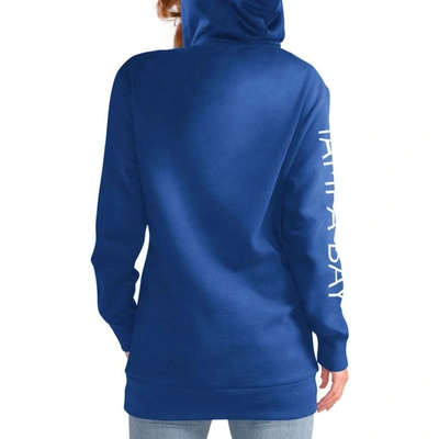 Shop G-iii 4her By Carl Banks Blue Tampa Bay Lightning Overtime Pullover Hoodie