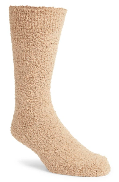 Shop Ugg Fincher Ultra Cozy Fleece Socks In Live Oak