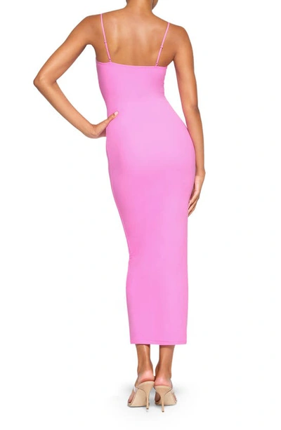 Shop Skims Fits Everybody Long Slipdress In Neon Orchid