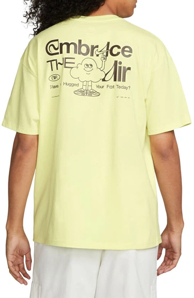 Shop Nike Air Max90 Graphic T-shirt In Luminous Green