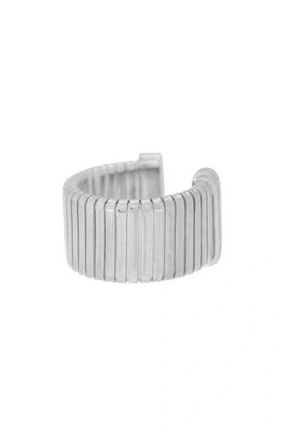Shop Meshmerise Textured Diamond Ring In White