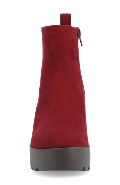Journee Collection Cassidy Bootie In Red