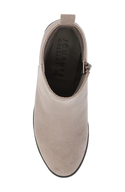 Shop Journee Collection Cassidy Bootie In Taupe