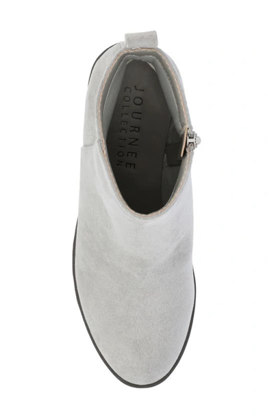 Shop Journee Collection Cassidy Bootie In Grey