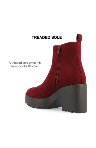 Journee Collection Cassidy Bootie In Red