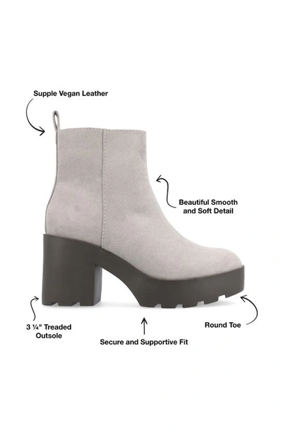 Journee Collection Cassidy Bootie In Grey