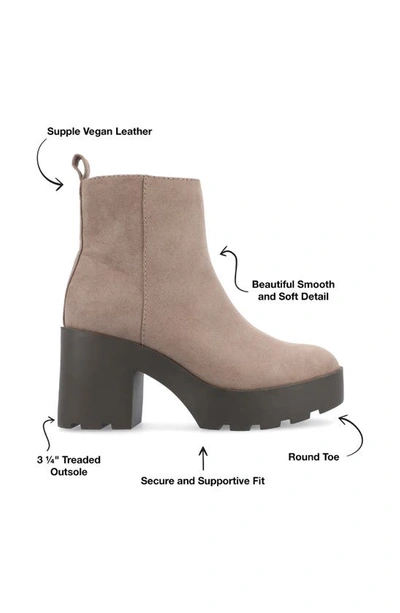 Journee Collection Cassidy Bootie In Taupe