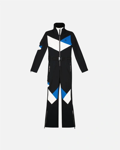 Shop Vuarnet Costanza Ski Suit In Black/white