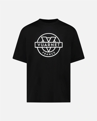Shop Vuarnet Outline Cotton T-shirt In Black