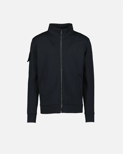 Shop Vuarnet Petros Full Zip Sweater In Black