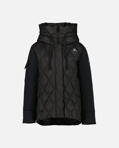 Shop Vuarnet Polar Quilted Mid Jacket In Black