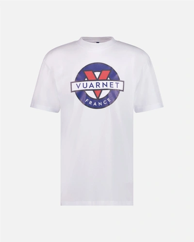 Shop Vuarnet Logo T-shirt In White