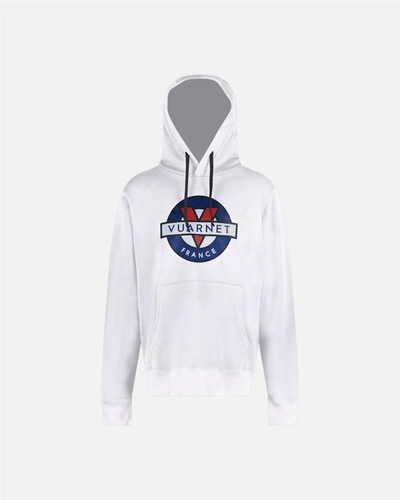 Shop Vuarnet Logo Hoodie In White