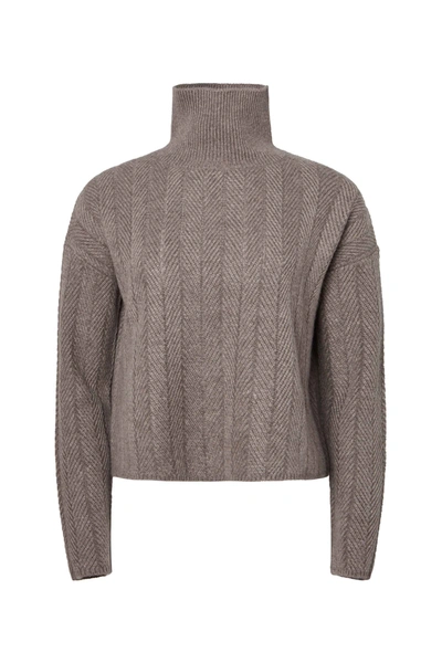 Shop Altuzarra 'terence' Sweater In Light Grey/fieldstone