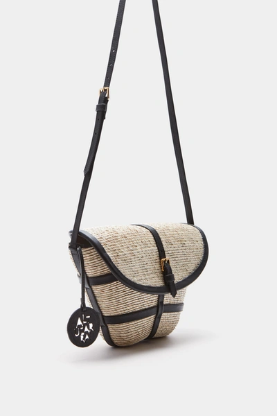 Shop Altuzarra 'watermill' Crossbody In Natural/black