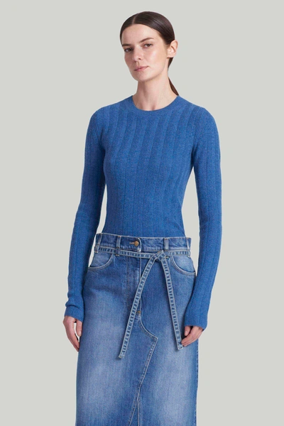 Shop Altuzarra 'wynter' Sweater In Denim Blue