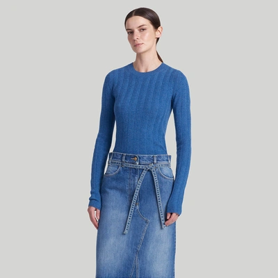 Shop Altuzarra 'wynter' Sweater In Denim Blue