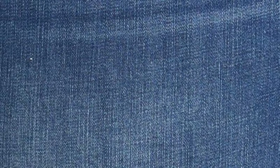 Wit & Wisdom 'ab'solution Fray Hem Stretch Crop Slim Straight Leg Jeans In Blue