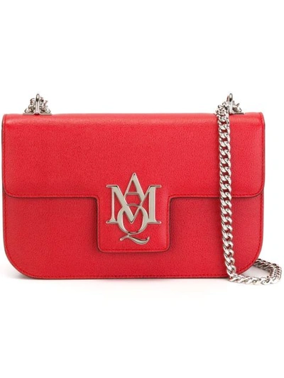 Shop Alexander Mcqueen 'insignia' Chain Satchel