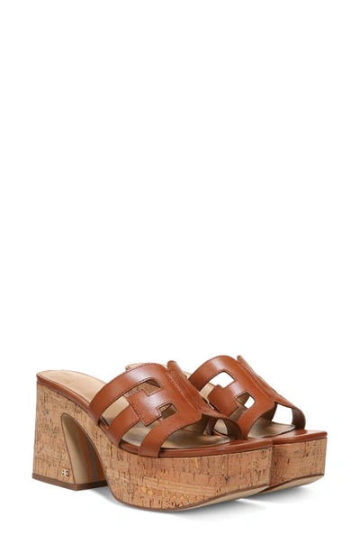 Shop Sam Edelman Dev Platform Sandal In Saddle Se