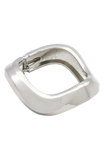 Shop 8 Other Reasons Statement Bangle Bracelet In Silver